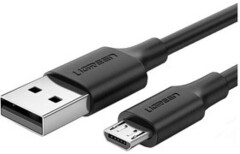 Кабель UGREEN US289 (60827) USB 2.0 A to Micro USB Cable Nickel Plating 3м черный