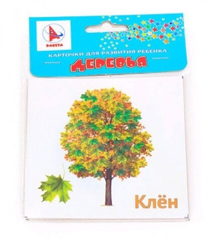 Ракета/Развивающие игры/карточки//ДЕРЕВЬЯ/Р2831