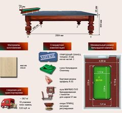 Бильярдный стол для пула 