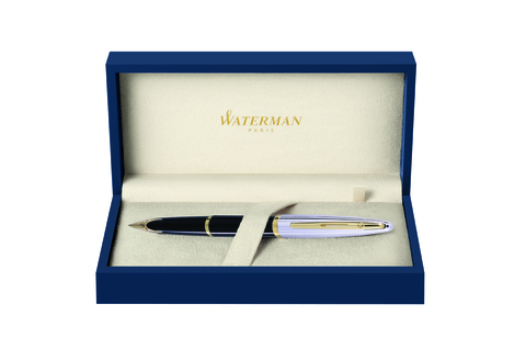 Перьевая ручка Waterman Carene, цвет: Black/Silver, перо: F123