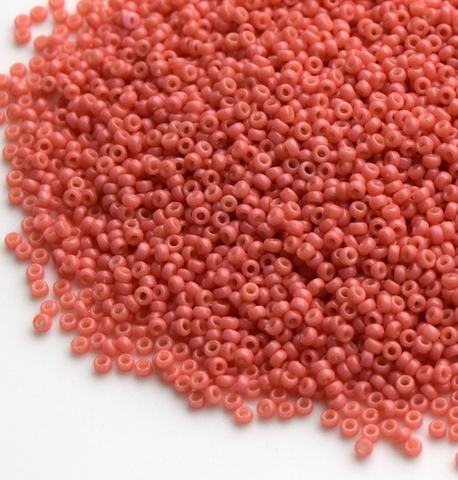 15/0 RR-4464 Бисер круглый Миюки /Miyuki round 15/0 Duracoat Opaque Light Watermelon