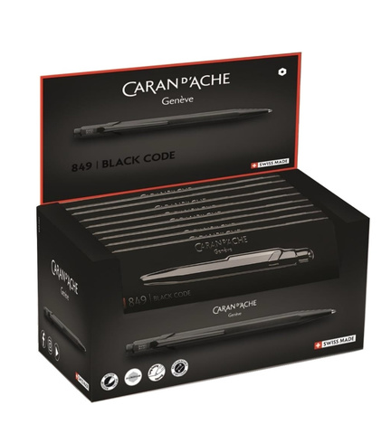 Ручка шариковая Caran d`Ache 849 Black code (849.496)