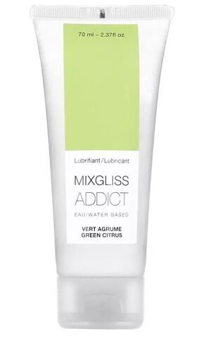 Смазка на водной основе Mixgliss Addict с ароматом цитруса - 70 мл. - Mixgliss 6022245