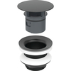 Geberit 152.050.14.1 152.050.14.1 Сливной клапан Geberit со свободным стоком, L=5 см, черный матовый