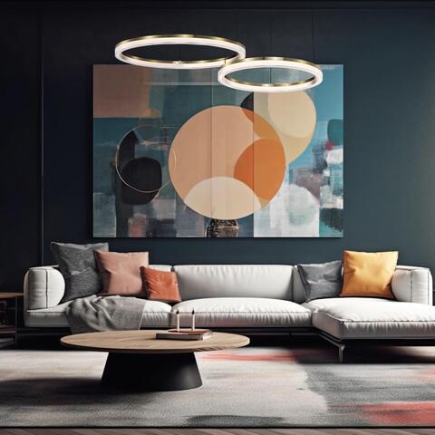 Подвесная светодиодная люстра Favourite Cirkler 4400-8P