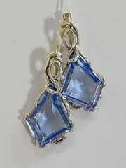 Либерти (серьги из серебра)