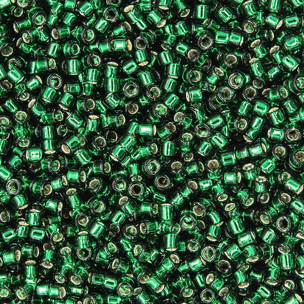 Японский бисер TOHO Treasure (№36), с внутренним серебрением, прозрачный