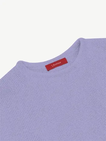 Джемпер оверсайз из шелка