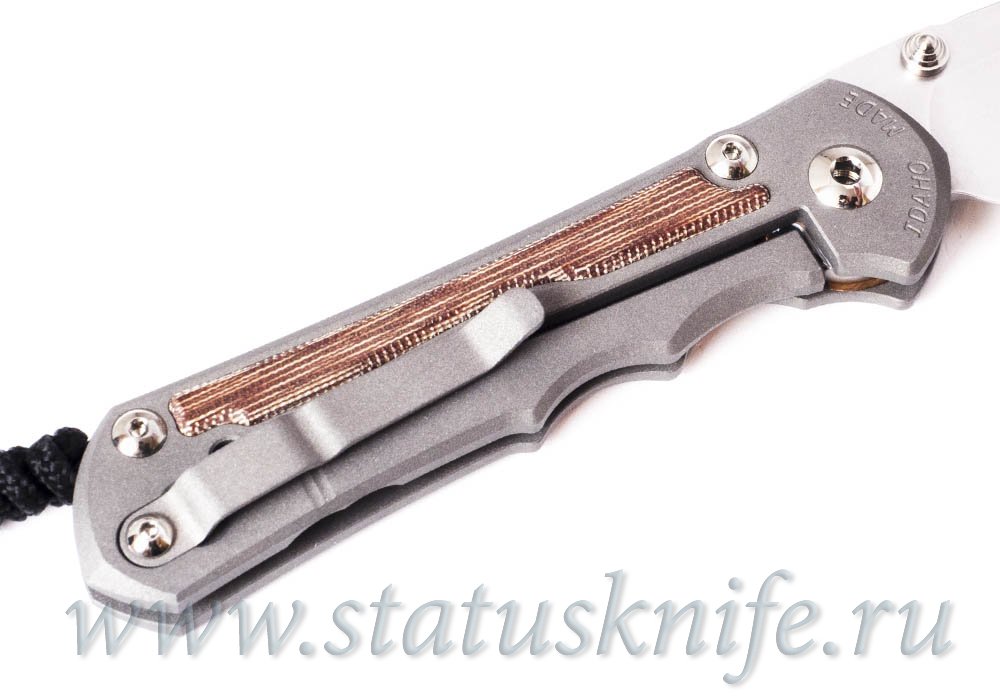 Нож Chris Reeve Large Inkosi Natural Canvas Micarta MagnaCut 1014