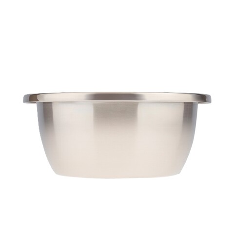 Миска универсальная с бортом, 20 см, нержавеющая сталь 0,8 мм, объем 1,5 л