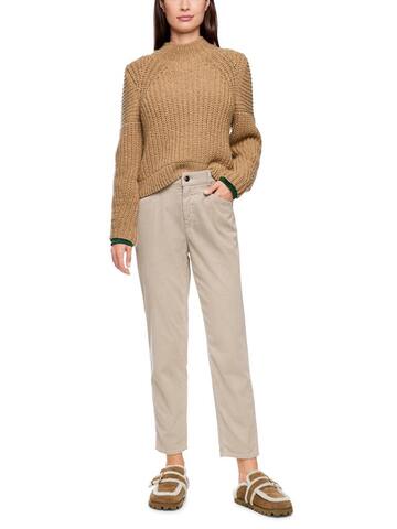 Marc Cain Брюки - слаксы из эластичного вельвета