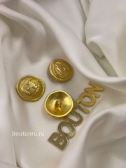Пуговица Скиап. золотистая 