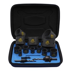 Набор коронок Bi-metall 19-83мм HSSE-Co8 18пр 4-6Tpi ULTRA SC 3840