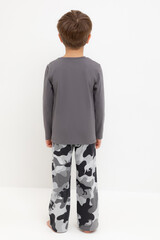 пижама  для мальчика  К 1600/железо,камуфляж с динозаврами