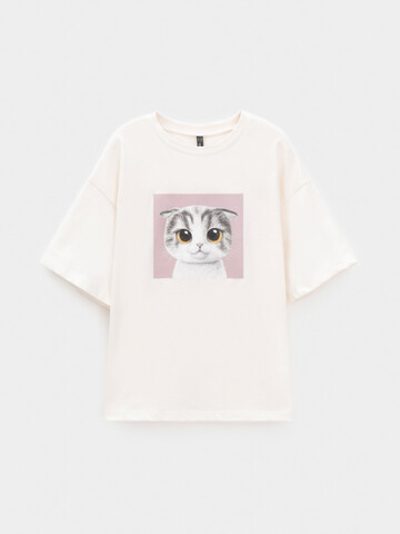 фуфайка  для девочки  КР 302835/белая лилия к603