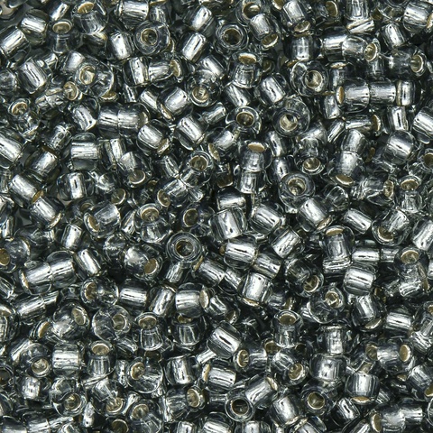 Японский бисер TOHO Round 11/0 (№29), с внутренним серебрением, прозрачный