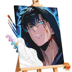 Картина по номерам Поднятие уровня в одиночку Сон Джин-Ву