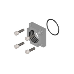 Фланец 15511300408 G1-1/2 для монтажа фитингов GOLD