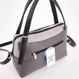 Сумка Саломея 364 мульти итальянский серо-черный