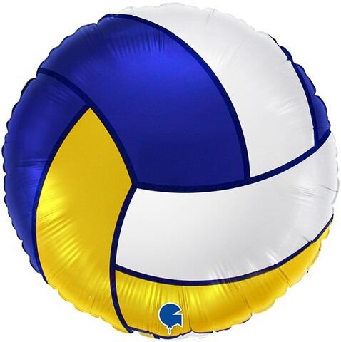 Г 18''/46 см, Круг, Волейбольный мяч, 1 шт.