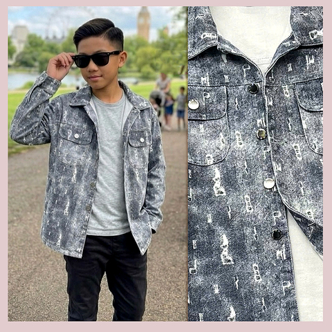 Рубашка джинсовая м (10-15) 260310-W1117