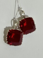 Ретро (серьги из серебра)