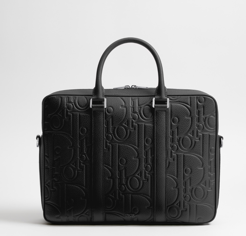 Портфель Dior Zipped, чёрный