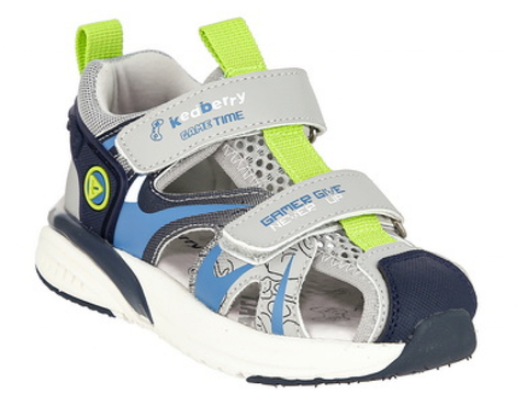 Кедберри сандалии летние  23-27 серый   LIV_1242-01_grey