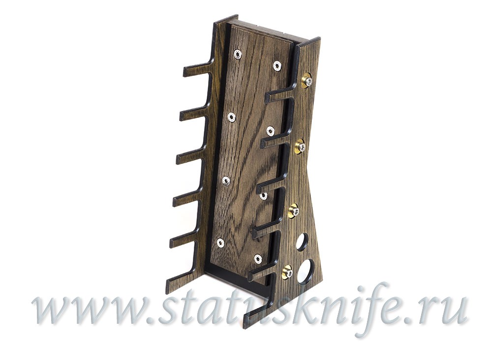 Стойка Premium Modern Wood для 6 ножей