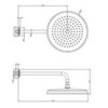 Gessi 65149#187 Venti20 Верхний душ ?328 мм., с настенным держателем 389 мм., цвет: Aged Bronze