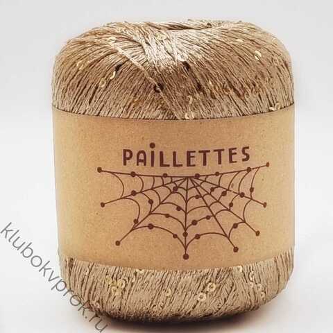 WOOL SEA PAILLETTES 006, Светлый бежевый