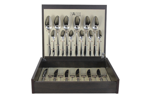 Набор столовых приборов 24 предмета на 6 персон Face Jasmine