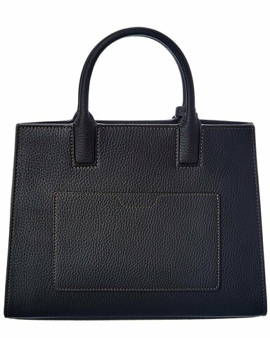 Кожаная сумка Burberry Mini Frances черный