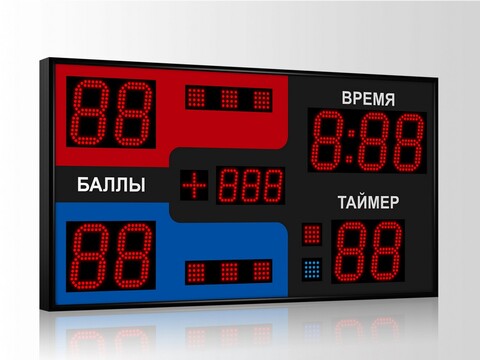 Табло для самбо Импульс 715-D15x9-D8x3-S8-P1