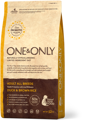 Сухой корм One&Only Duck & Brown Rice All Breeds