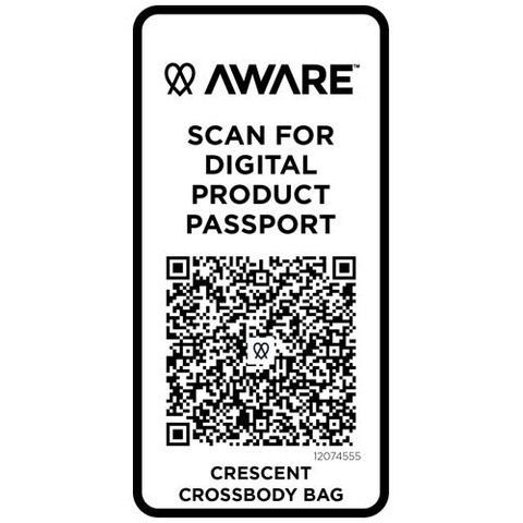 Crescent сумка через плечо Aware™ плотностью 500 г/м² из переработанного материала