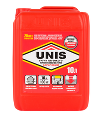 Грунтовка глубокого проникновения Unis 10 л