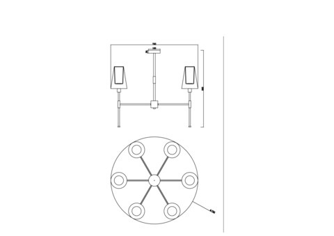 Потолочная люстра Freya Tida FR5196PL-06BBS