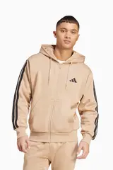 Кофта adidas Essentials 3-Stripes Fleece - бежевый
