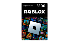 Карта оплаты Roblox 200 EUR EU [Цифровая версия] (для ПК, цифровой код доступа)