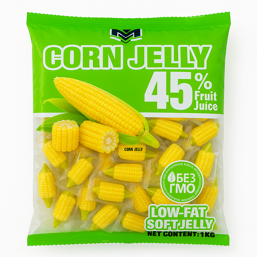 Желейные конфеты со вкусом кукурузы 1 кг