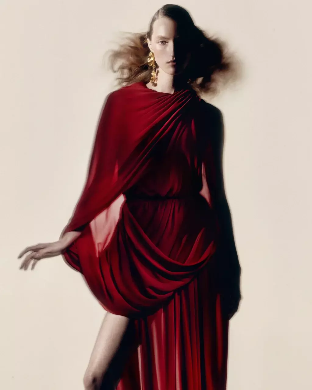 Восточный топ красный