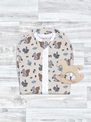 Утеплённый кокон Mjölk Белочки