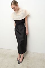 Юбка карандаш сияющая