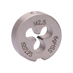 Плашка М 2,5х0,45 DINEN22568 HSS 6g 16х5мм Bucovice(CzTool) 240025 (K)