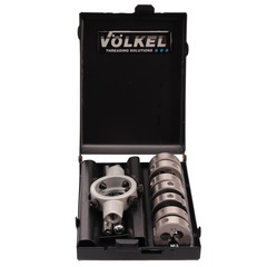 Набор плашек М3-М12 HSS-G 25мм 8пр Volkel 49525