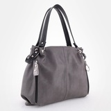 Сумка Саломея 610 мульти итальянский серо-черный