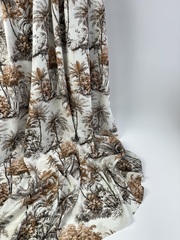 Вискоза штапель, а-ля де Жуи, коричневый