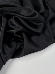 Вискозный атлас, Черный