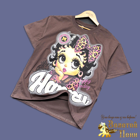 Футболка хлопок д (9-13) 260112-W373